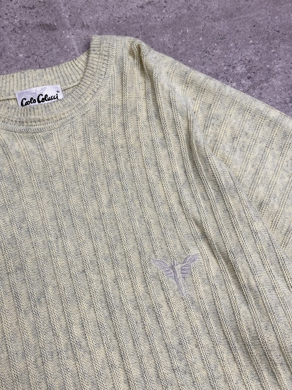 14th Addiction Vintage Carlo Colucci Sweater Googi style wool Japan Gothic Size US L / EU 52-54 / 3 - 3 Thumbnail