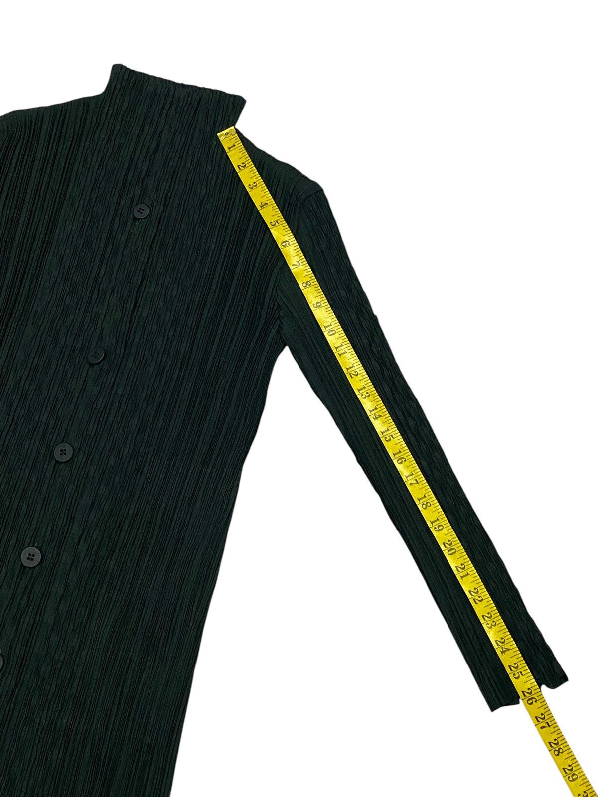 Issey Miyake Fete Issey Miyake Plated Cardigan Fish Scales On the Sleeves Size M / US 6-8 / IT 42-44 - 22 Thumbnail