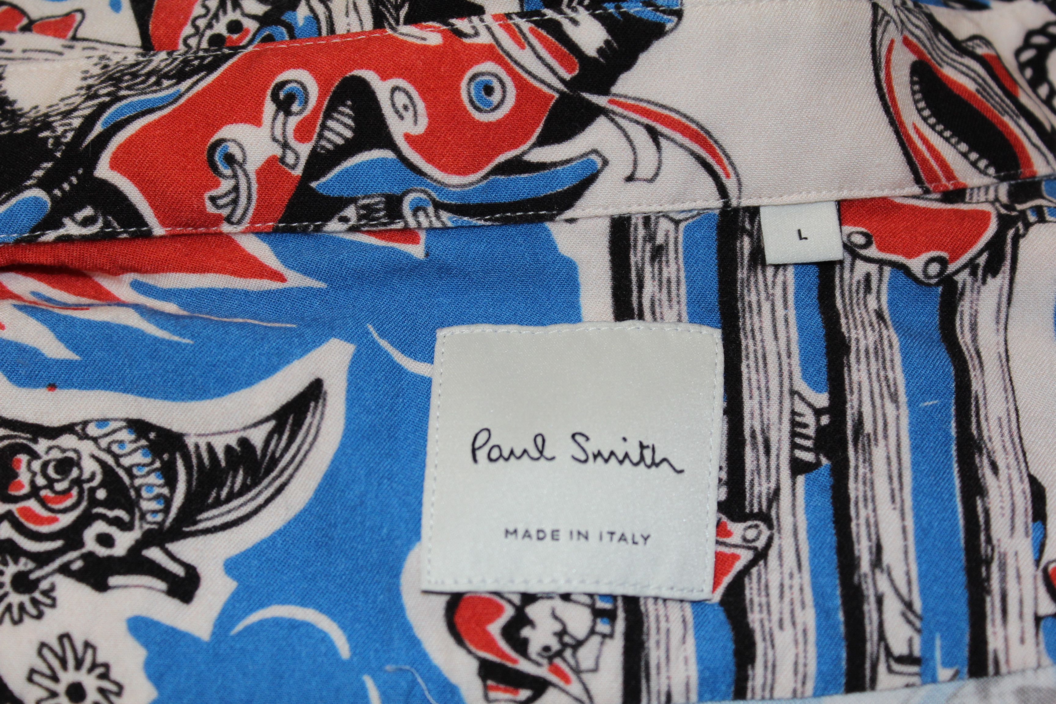 Paul Smith Men's Paul Smith Cowboy Long Sleeve Shirt Size L Size US L / EU 52-54 / 3 - 7 Thumbnail