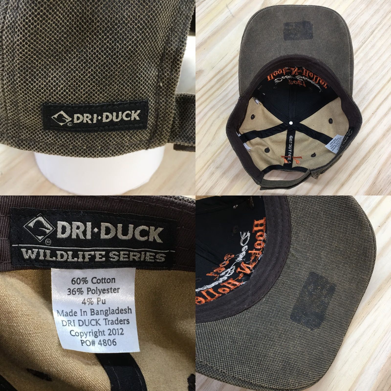 Vintage Deer Season Hot N Holler 2021 Cap Hat Mens One Size Brown Dri Duck Embroidered Size ONE SIZE - 8 Thumbnail