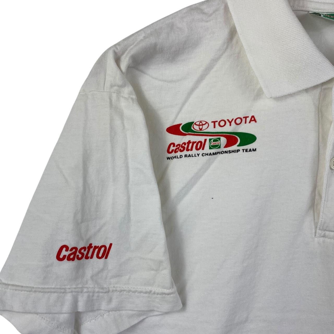 Vintage Vintage TOYOTA CASTROL RACING Rally Championship Tee Shirt Size US M / EU 48-50 / 2 - 3 Thumbnail