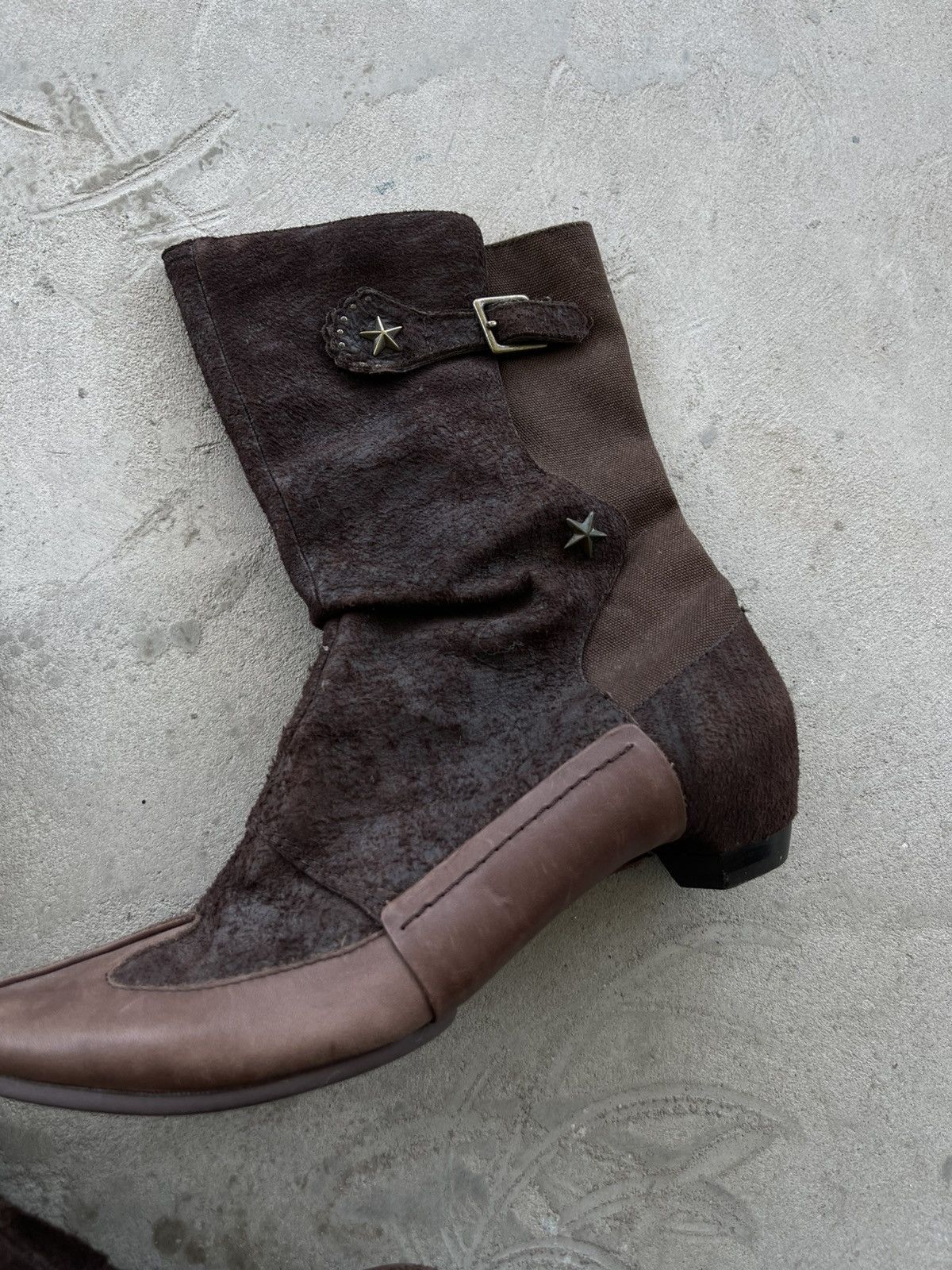 Diesel × Vintage Vintage 90s Rare Diesel Sharp Shooter Cowboy Western Boots Size US 8.5 / IT 38.5 - 3 Thumbnail
