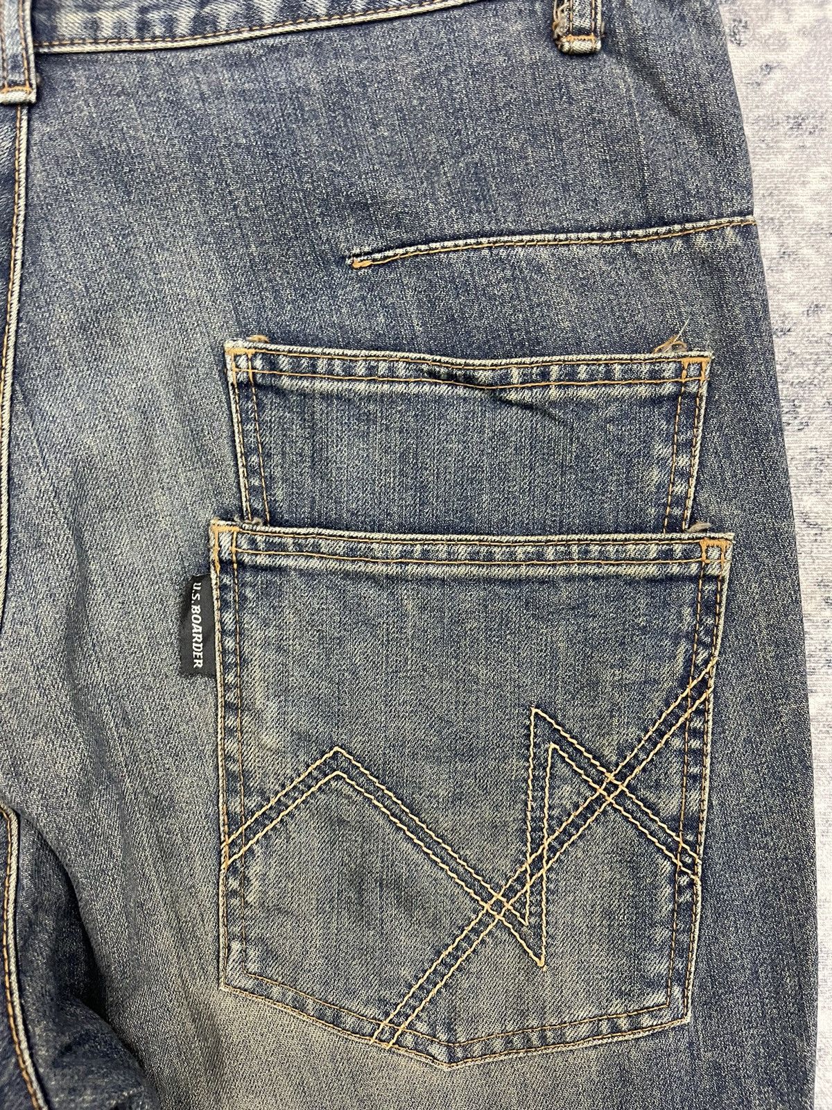 Vintage Vintage US Boarder Nice Design Denim s11 Size US 34 / EU 50 - 10 Thumbnail