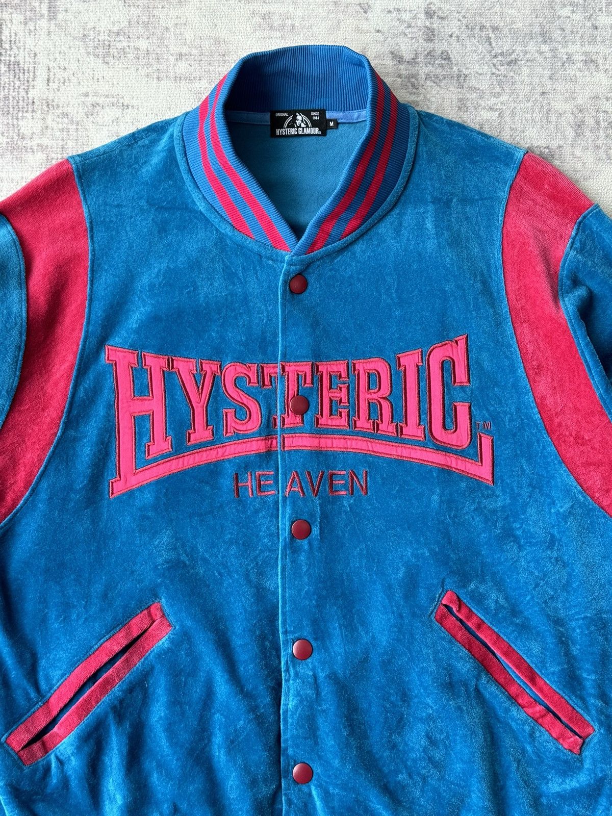 Hysteric Glamour Vintage Hysteric Glamour Heaven Fleece Varsity Jacket Size US M / EU 48-50 / 2 - 3 Thumbnail