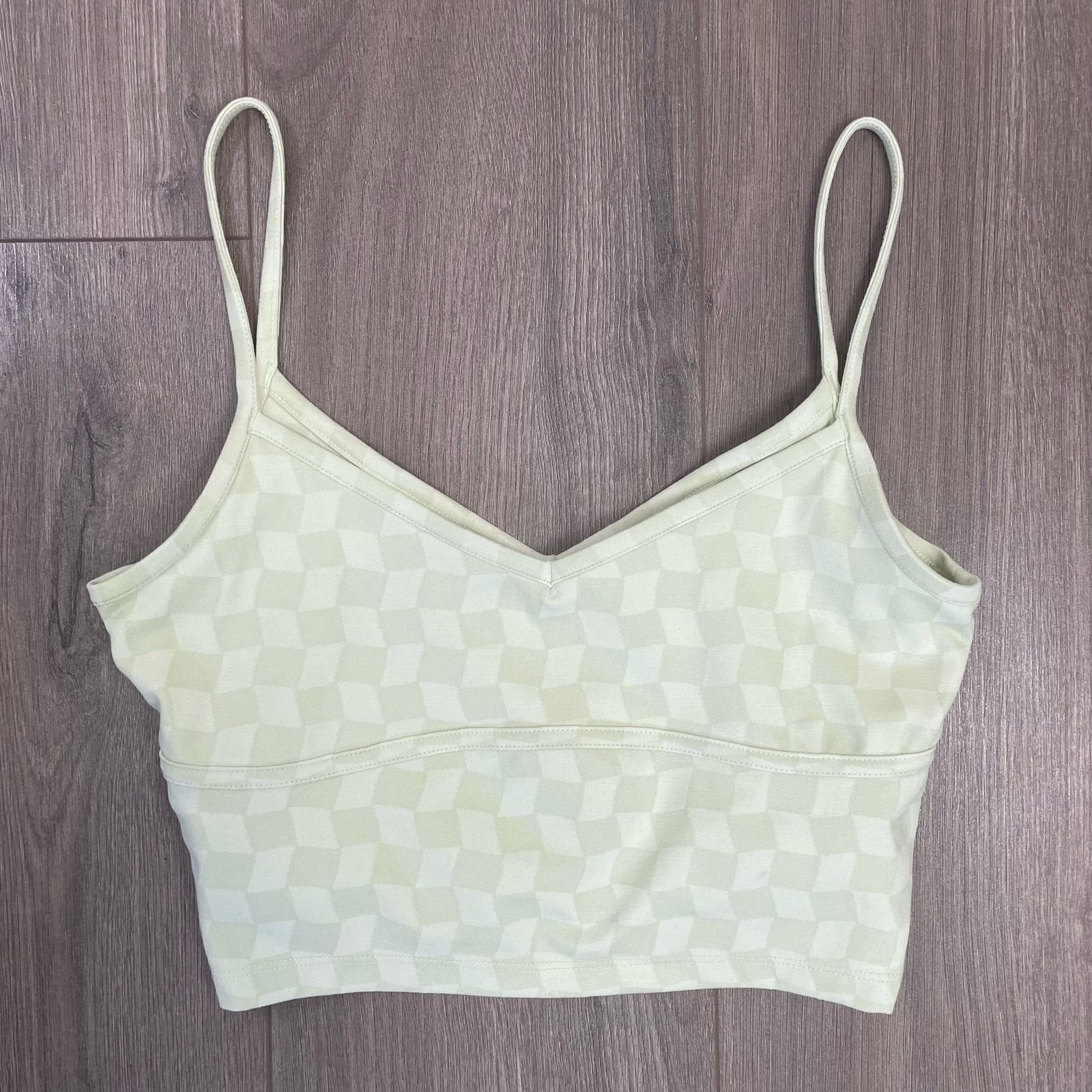 Madewell Madewell Flex Longline Checkerboard Faded Bra US Women's M Size ONE SIZE - 2 Thumbnail
