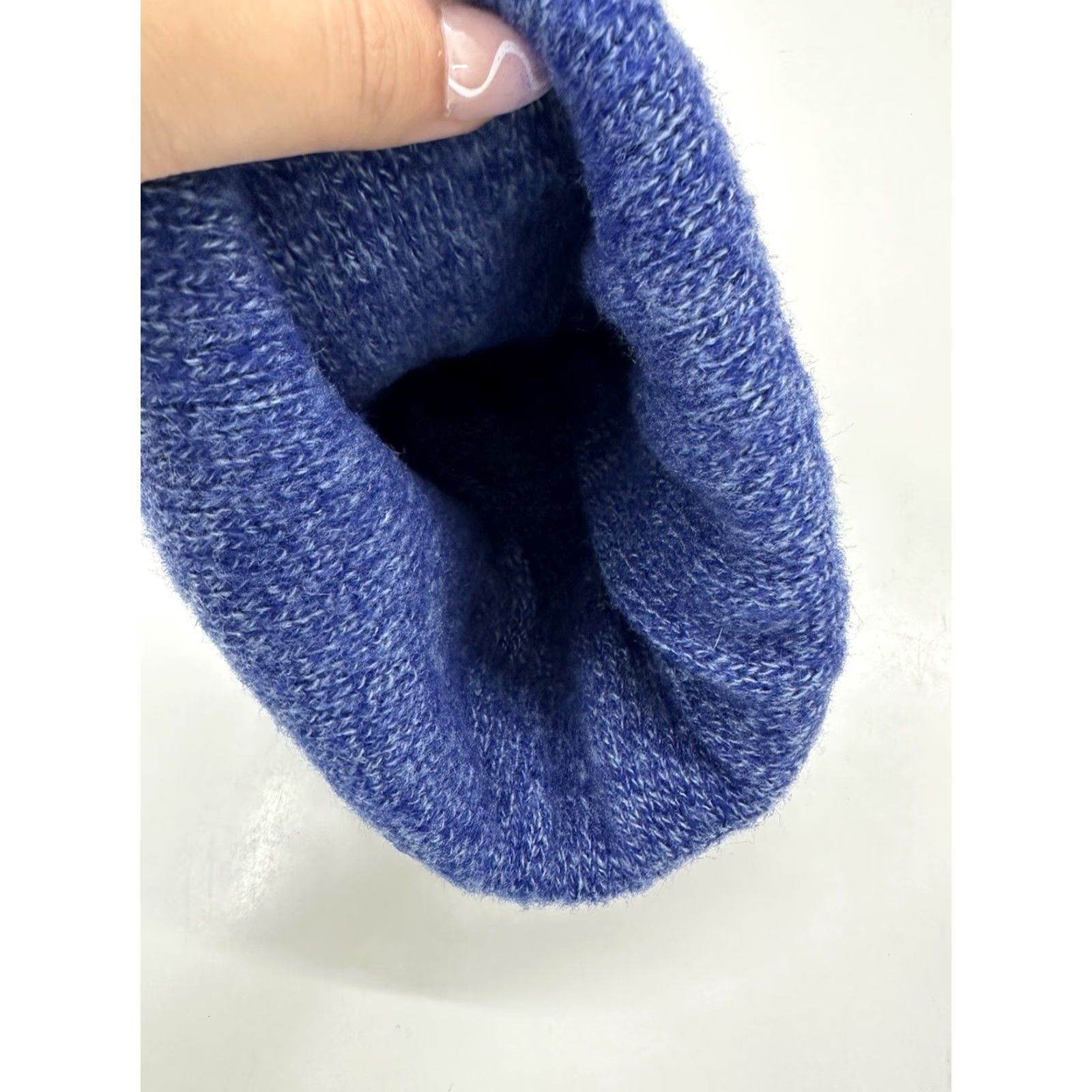 Vintage Unbranded Womens Beanie Hat Blue White Snowflake Knit Pull On Winter Accessories Womens Beanie Hats Size ONE SIZE - 4 Thumbnail