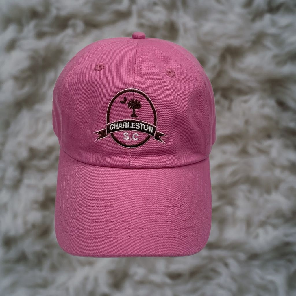 Pinko Sidnie’s Baseball Cap Women’s Pink Adjustable StrapBack Charleston S.C Size ONE SIZE - 1 Thumbnail