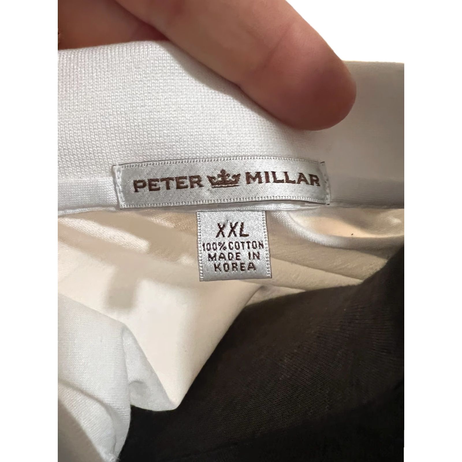Peter Millar Peter Millar Pinehurst 1895 Solid White Golf Polo Shirt 2XL Mens EUC Size US XXL / EU 58 / 5 - 7 Thumbnail