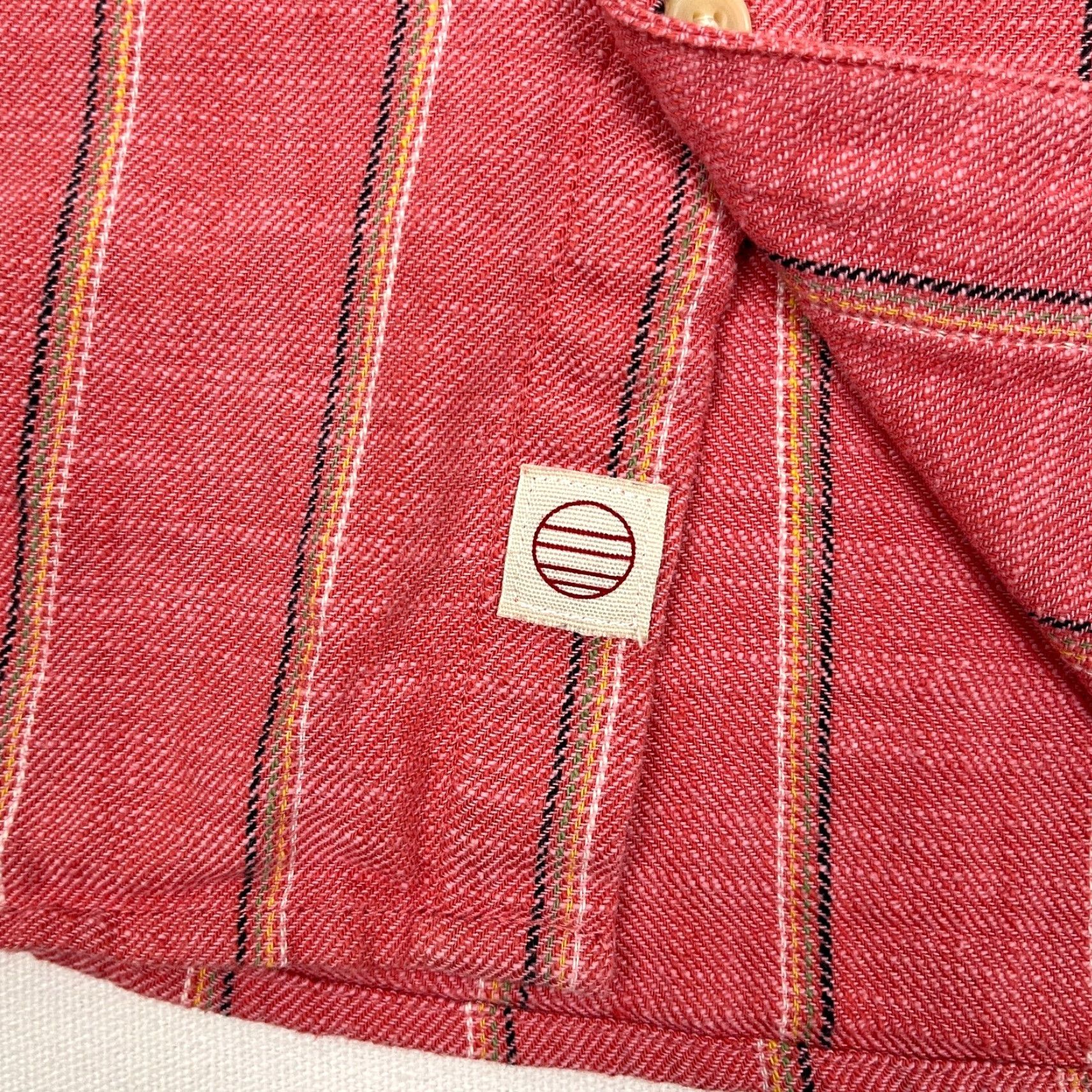 Marine Layer Marine Layer Shirt Mens L Red Pink Striped Button Up Summer Vacation Prep Size US L / EU 52-54 / 3 - 2 Thumbnail