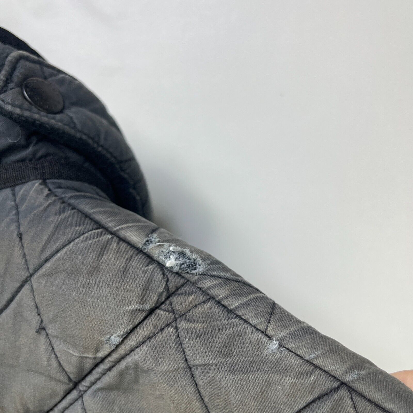 Barbour × Vintage Vintage Barbour Sun Faded Quilted Jacket Womens USA 4 Size S / US 4 / IT 40 - 17 Thumbnail