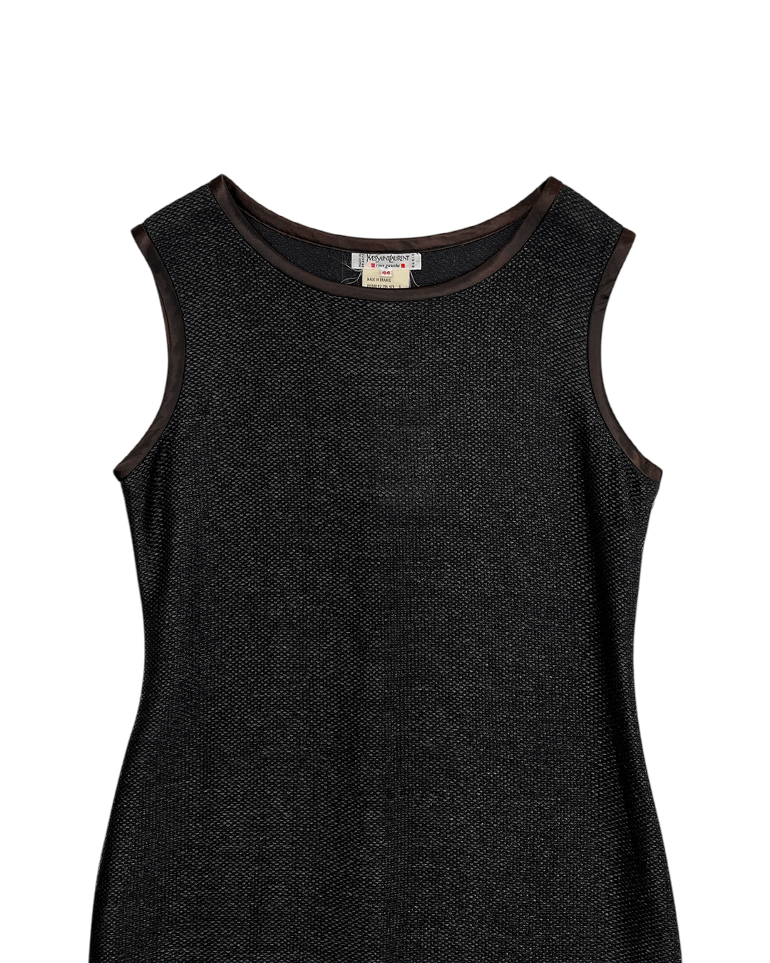 Yves Saint Laurent YSL Rive Gauche 80s Viscose Sleeveless One Piece Size L / US 10 / IT 46 - 7 Thumbnail