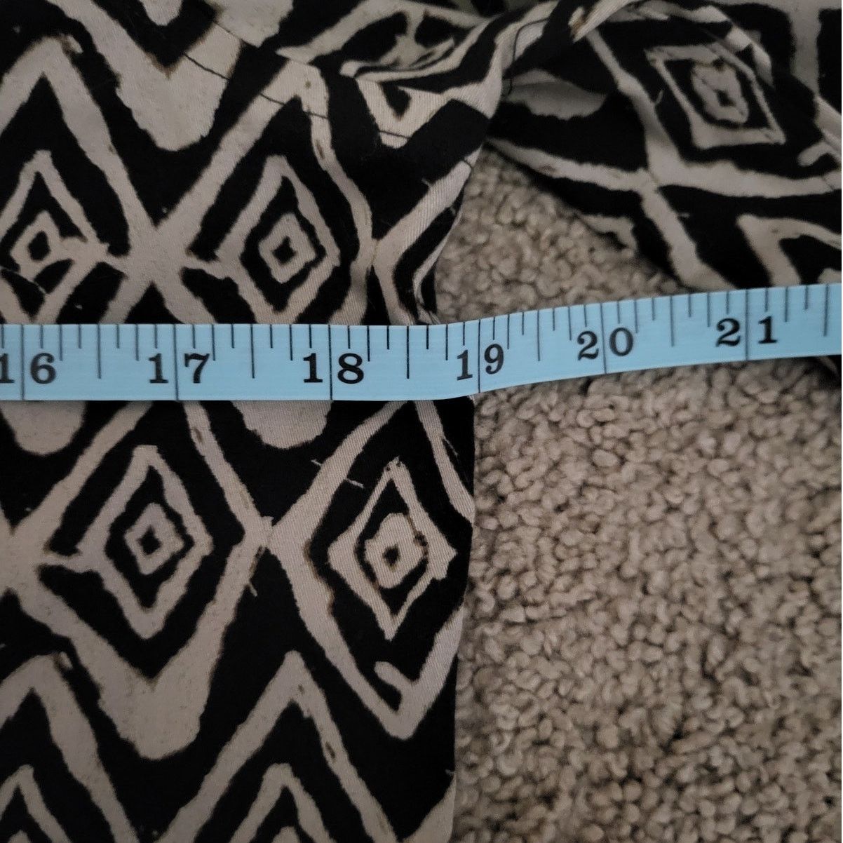 Lauren Ralph Lauren Lauren Ralph Lauren Black & Tan Geo Non-Iron Button Up-M Size L / US 10 / IT 46 - 5 Thumbnail