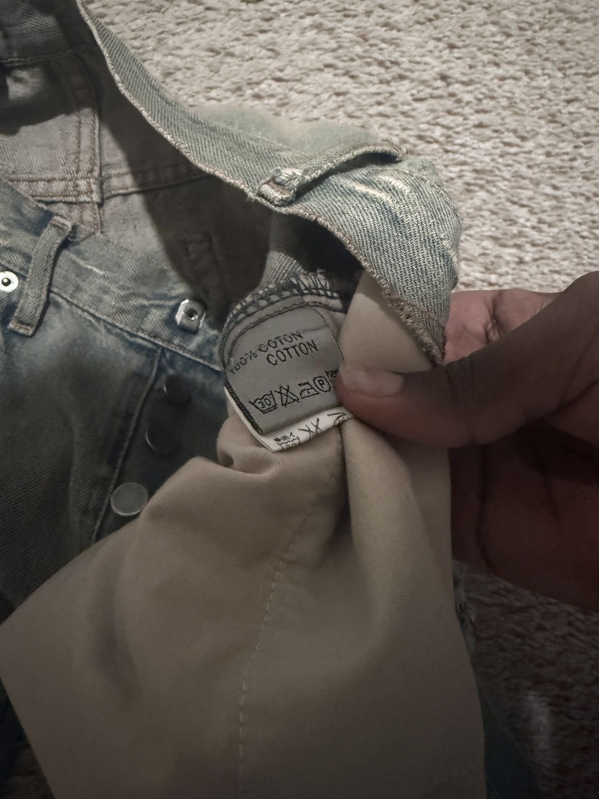 Dior Dior Homme by Hedi Slimane SS06 “Crash” Runway denim Size US 28 / EU 44 - 4 Thumbnail