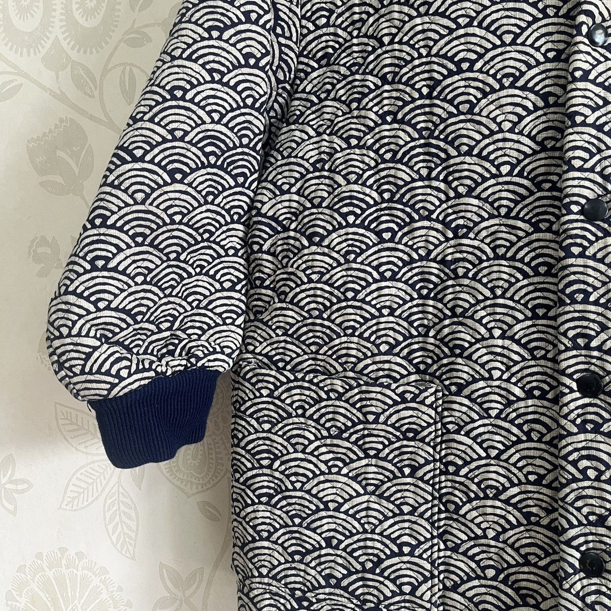 Beauty Beast × Japanese Brand × Vintage Steals Quilted Sashiko Japan Sweater Winter Size US L / EU 52-54 / 3 - 6 Thumbnail