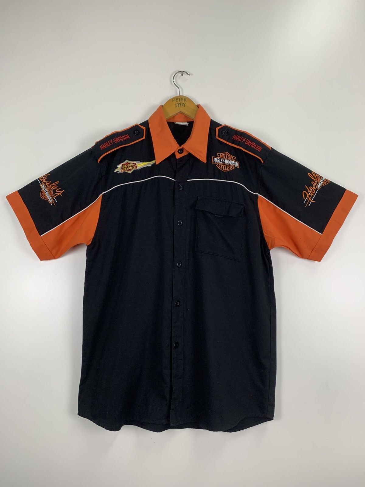 Harley Davidson Harley Davidson Button Ups Shirt Size US L / EU 52-54 / 3 - 4 Thumbnail