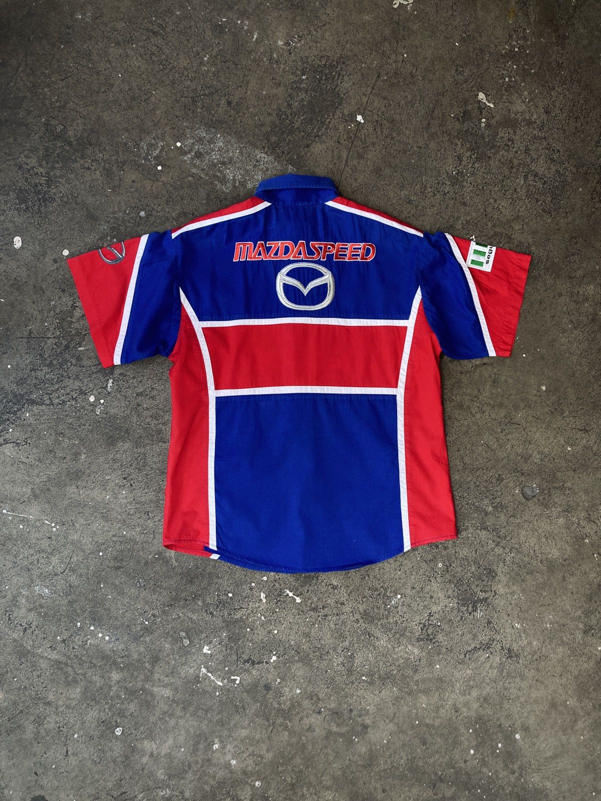 Formula 1 × NASCAR × Vintage Vintage 90s Mazda Speed Racing Shirt Size US M / EU 48-50 / 2 - 9 Thumbnail