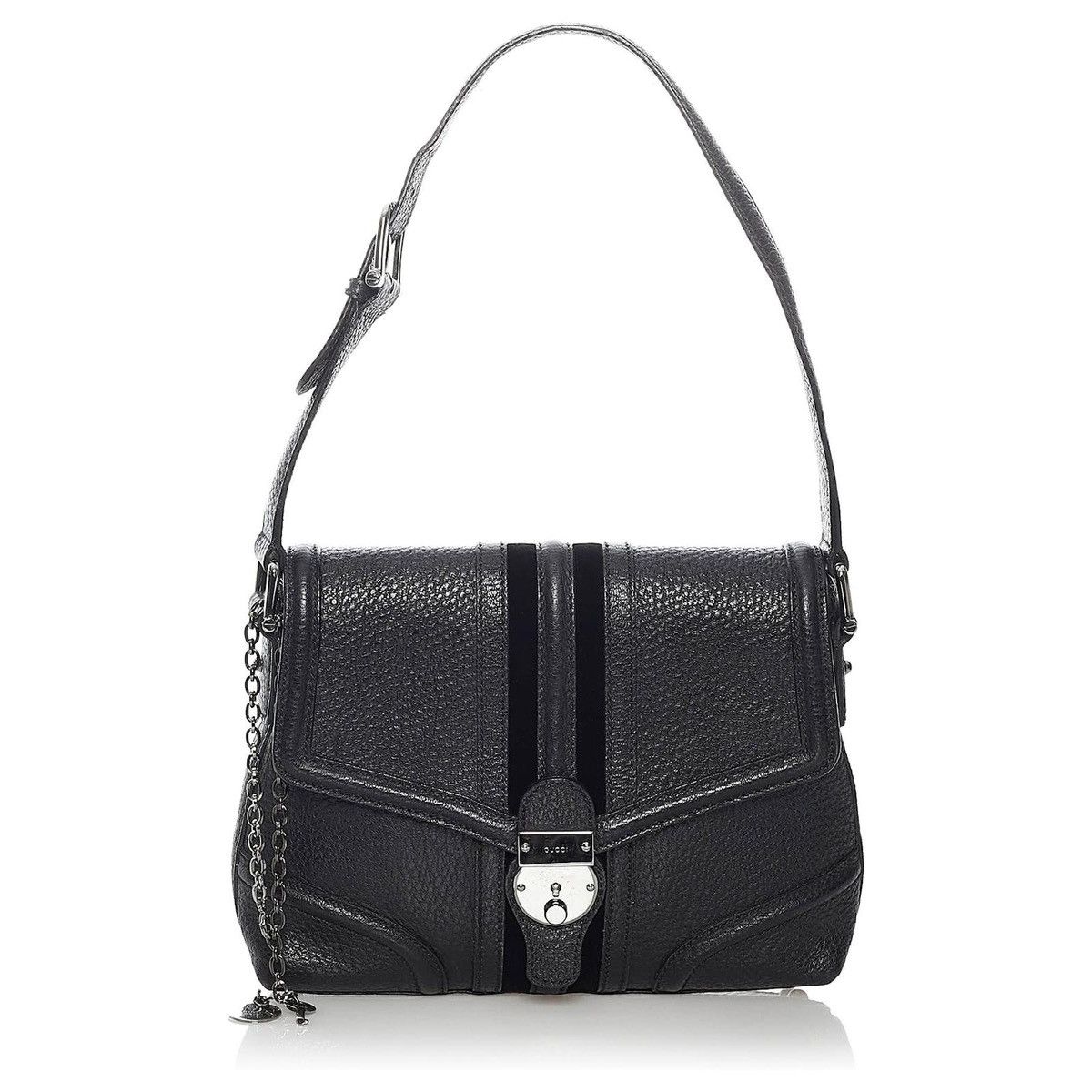 Gucci Black Gucci leather shoulder bag Size ONE SIZE - 1 Thumbnail