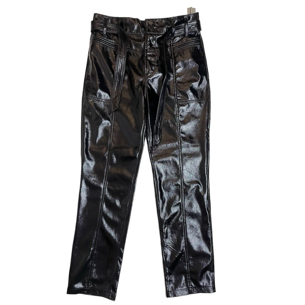 Hudson NWT New $265 Hudson Faux Leather Utility Cargo Ankle Straig Size 29" - 2 Thumbnail