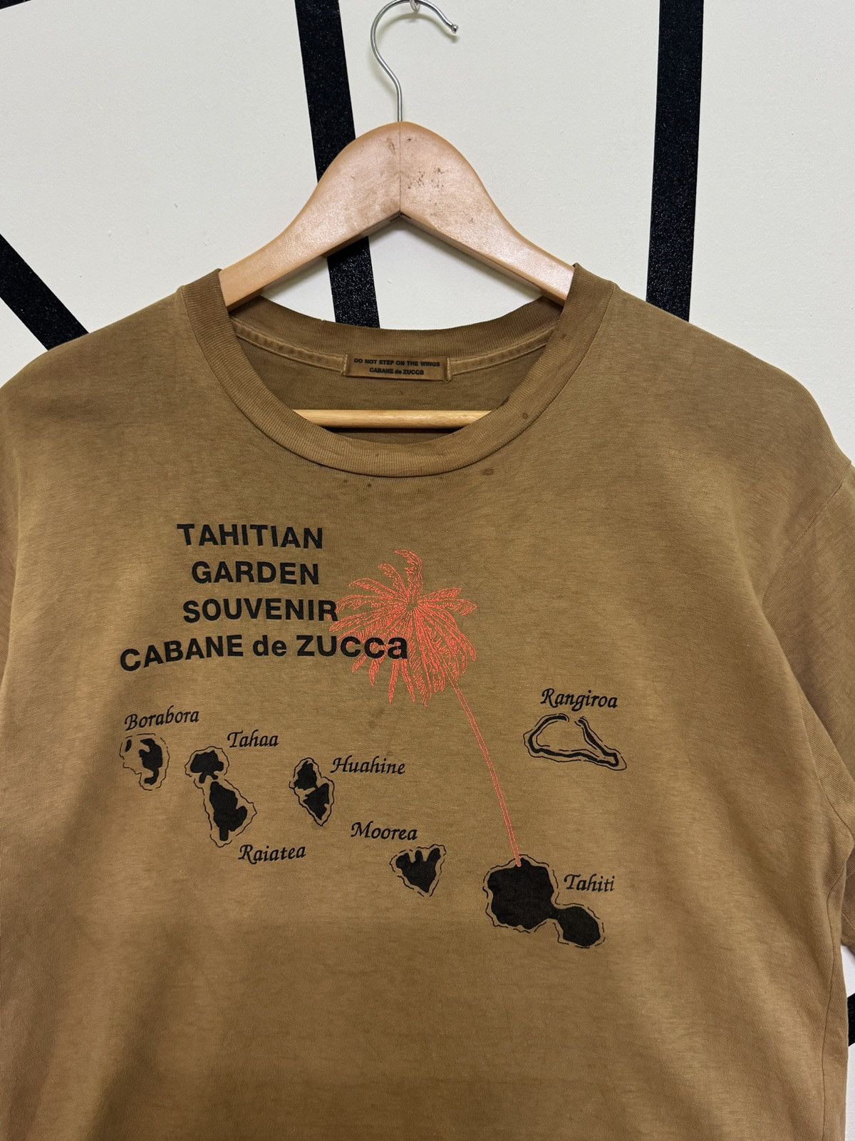 CABANE de ZUCCa Vtg Single Stitch Cabane De Zucca Mud Wash Faded Tee Size US M / EU 48-50 / 2 - 5 Thumbnail