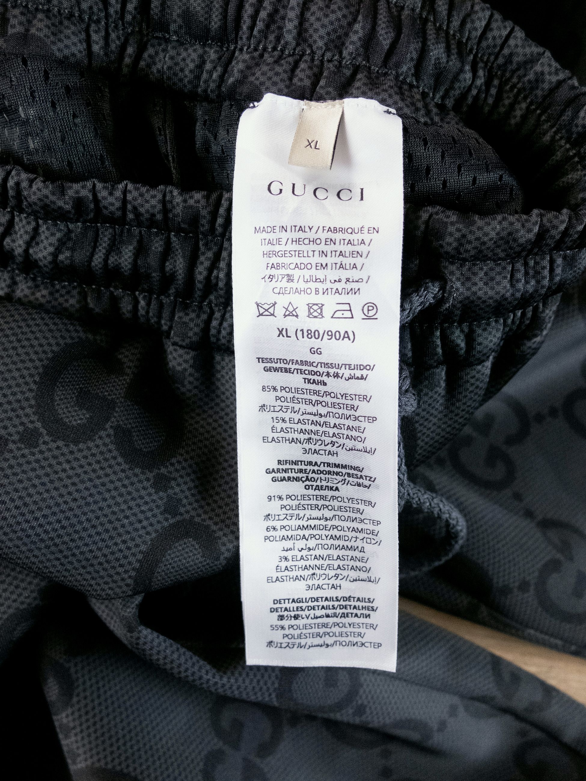 Gucci GUCCI dark gray jumbo GG jogger pants Size XL Size US 36 / EU 52 - 9 Thumbnail