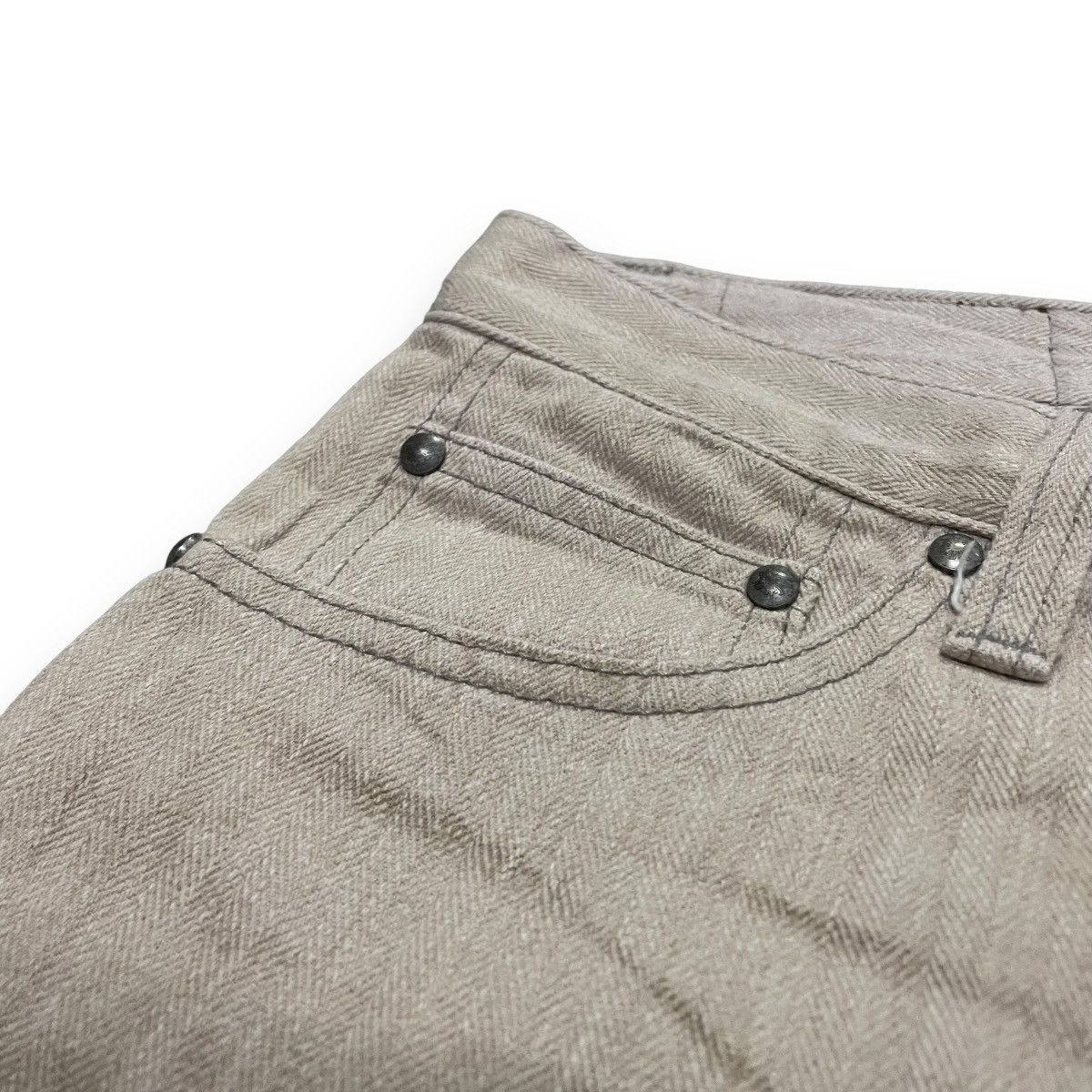 If Six Was Nine 🇯🇵 VINTAGE AERO BY TORNADO MART SPIRAL CUT FLARE JEANS Size US 31 - 7 Thumbnail