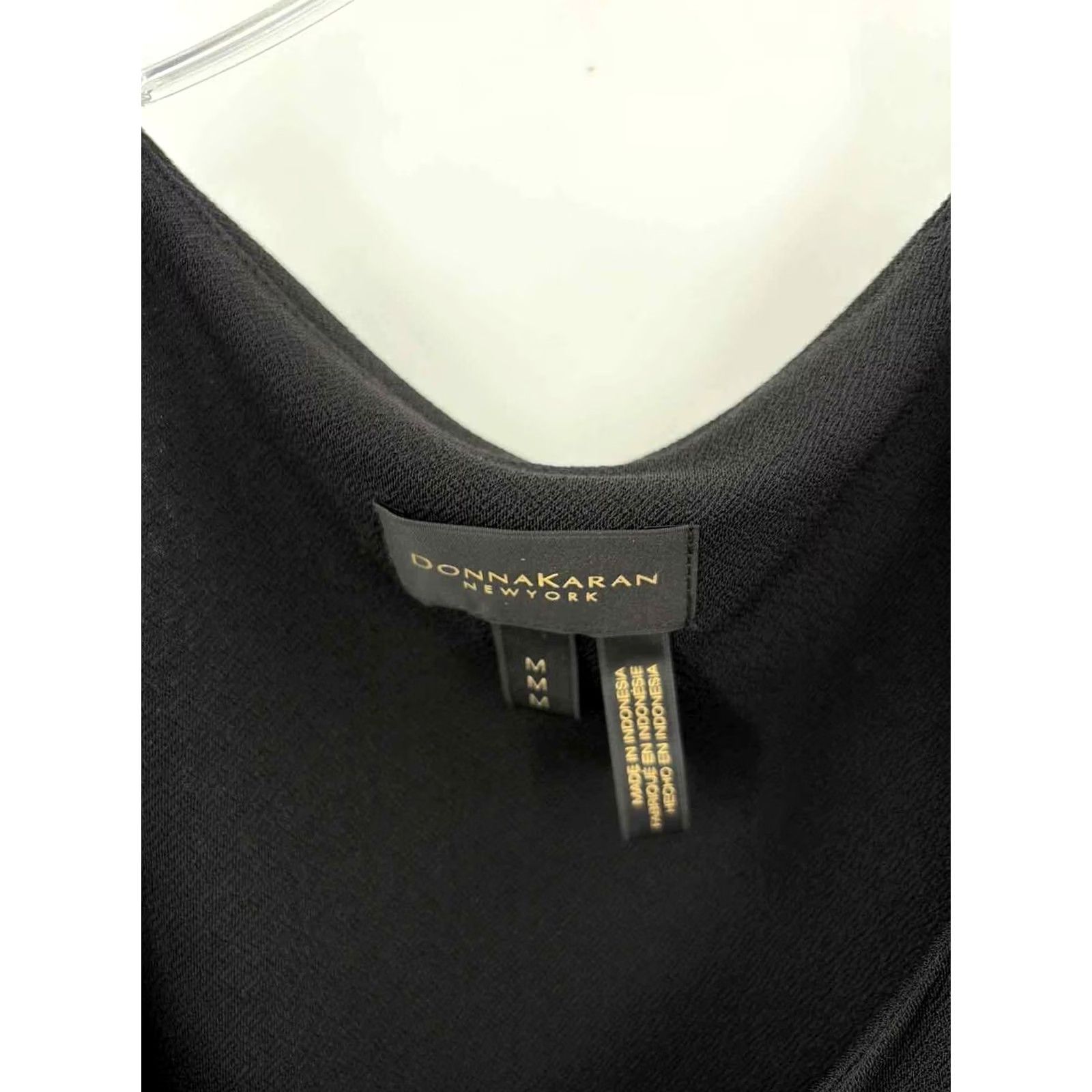 Donna Karan Pre-Owned Donna Karan Black Size Medium Sleeveless Blouse Size M / US 6-8 / IT 42-44 - 3 Thumbnail