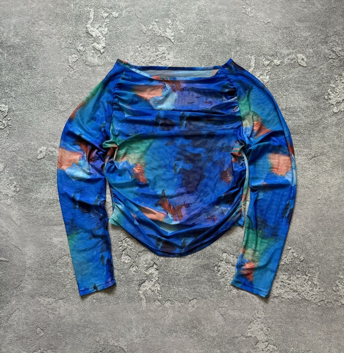 Japanese Brand × Jean Paul Gaultier Mesh top long sleeve motive like Jean Paul Gaultier vintage Size XL / US 12-14 / IT 48-50 - 5 Thumbnail