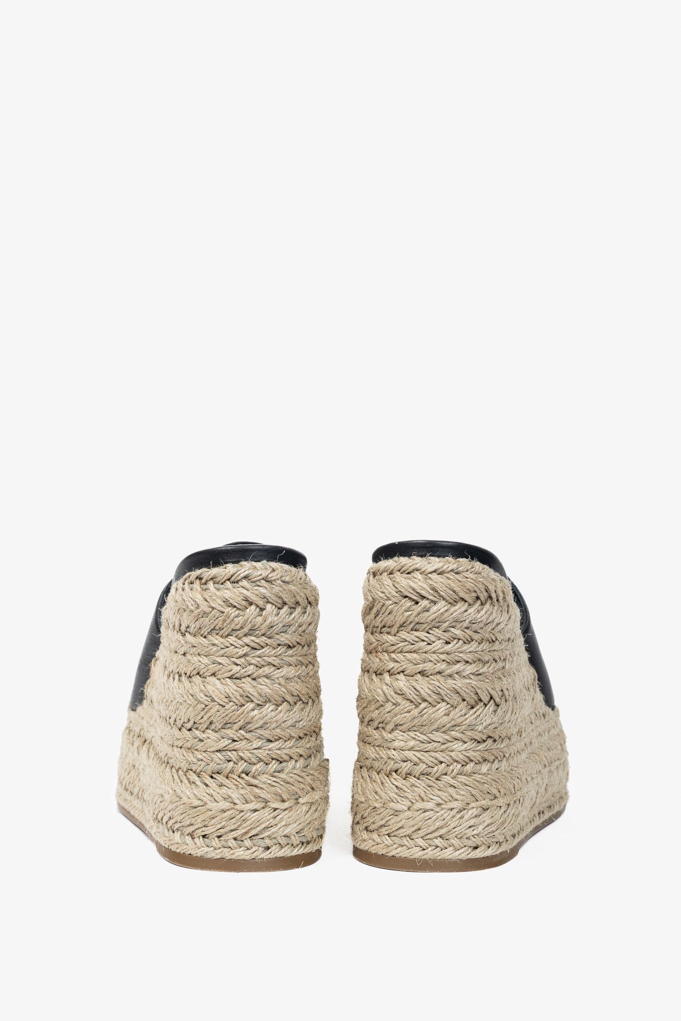 Christian Louboutin Christian Louboutin Ariella Zeppa Leather Espadrille Sandals Size US 9.5 / IT 39.5 - 3 Thumbnail