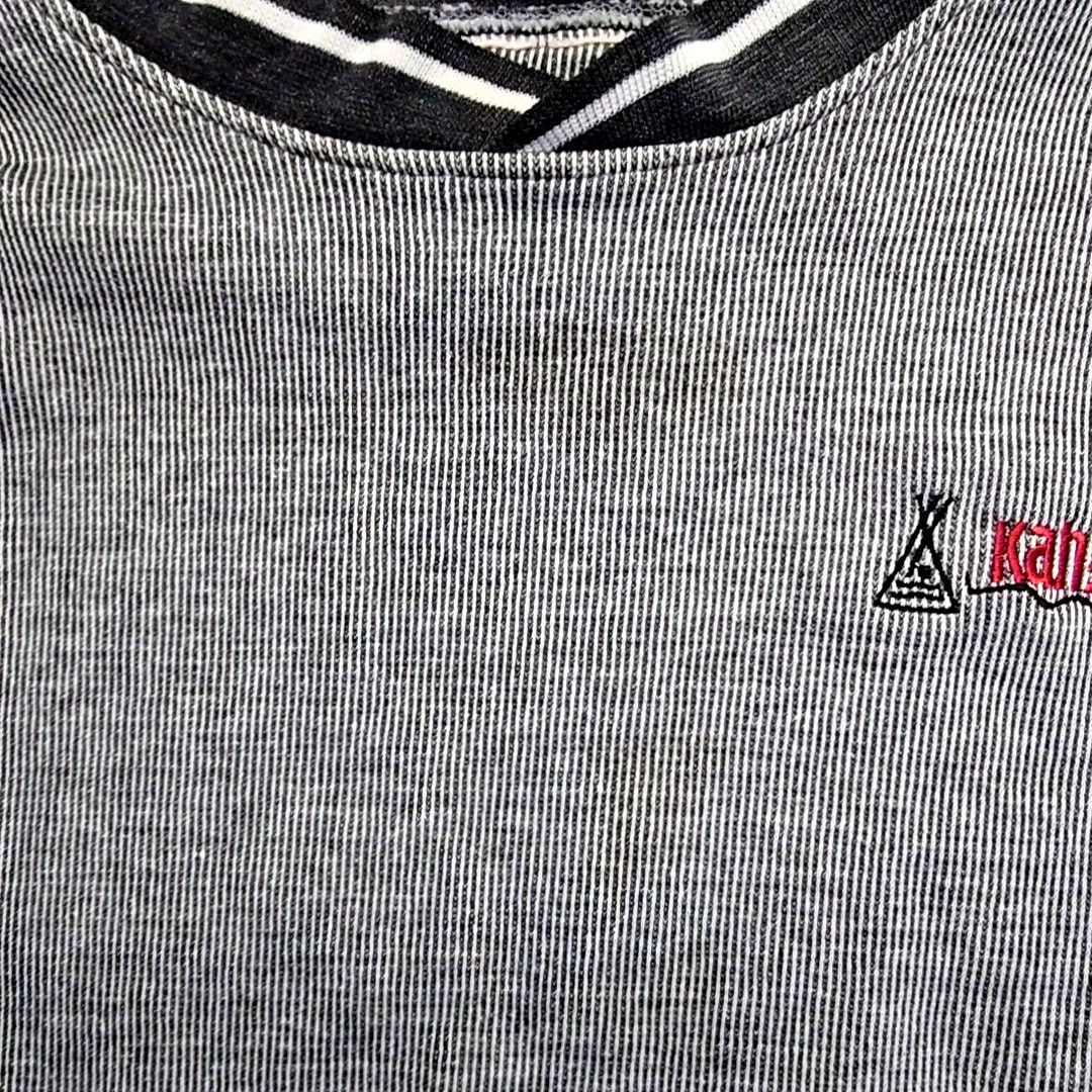 Vintage Vintage Kahneeta Sweatshirt Striped Gray Embroidered XL Size US XL / EU 56 / 4 - 4 Thumbnail