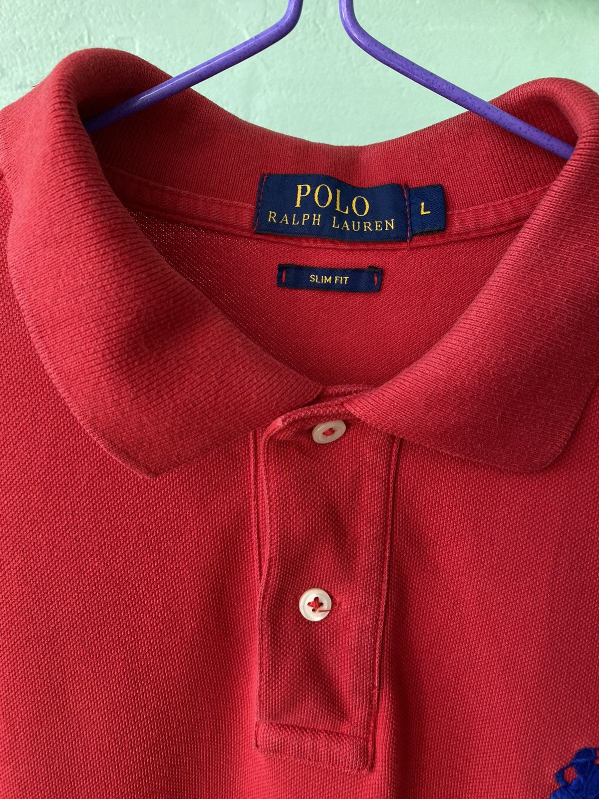 Polo Ralph Lauren × Ralph Lauren Polo Ralph Lauren Vintage Polo Shirt Number 3 Size US L / EU 52-54 / 3 - 4 Thumbnail