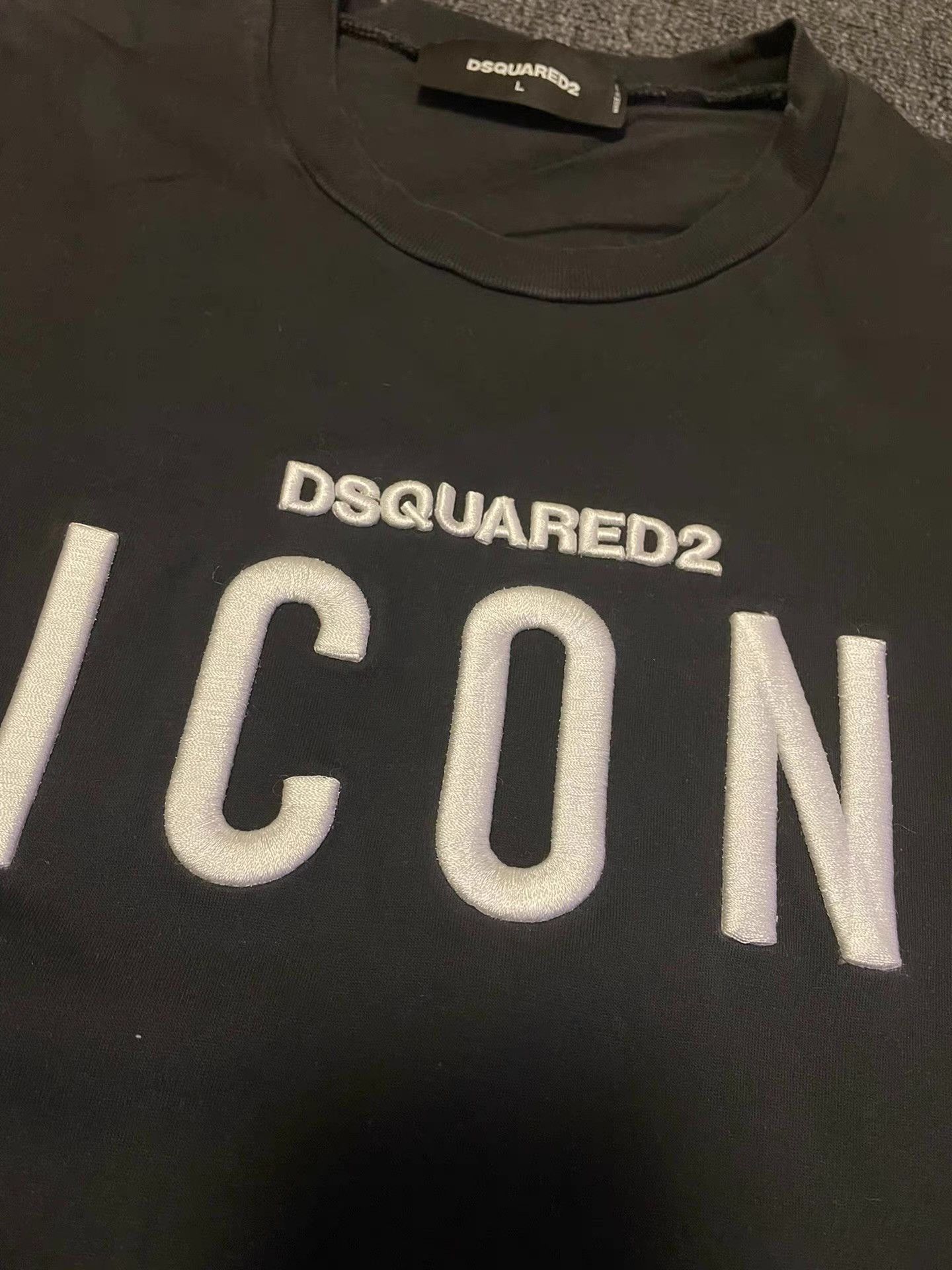 Dsquared2 DSQUARED2 Black Short Sleeve T-Shirt Q4 Size US L / EU 52-54 / 3 - 2 Thumbnail