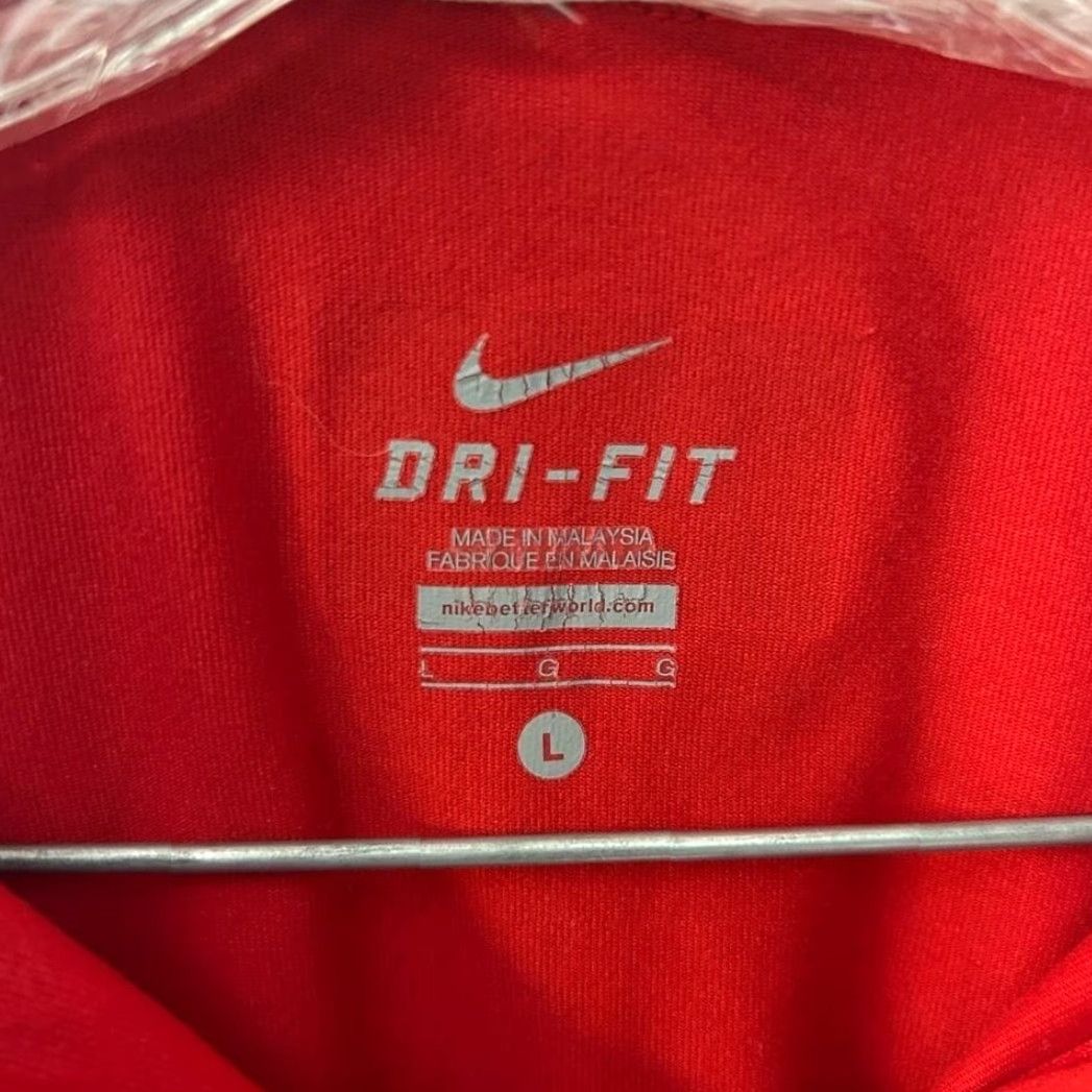 Nike Nike Dri-Fit USA Team Training 1/4 Zip Pullover Sweater Women Large Red Size L / US 10 / IT 46 - 2 Thumbnail