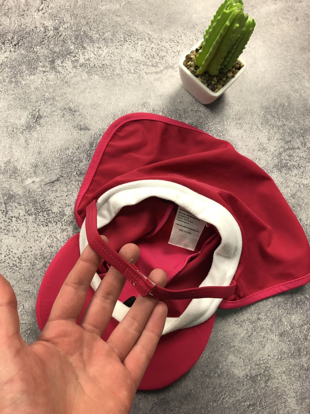 Other MOUNTAIN WAREHOUSE Sun Cap Pink Mini Centre Logo Outdoor Hat Size ONE SIZE - 8 Thumbnail