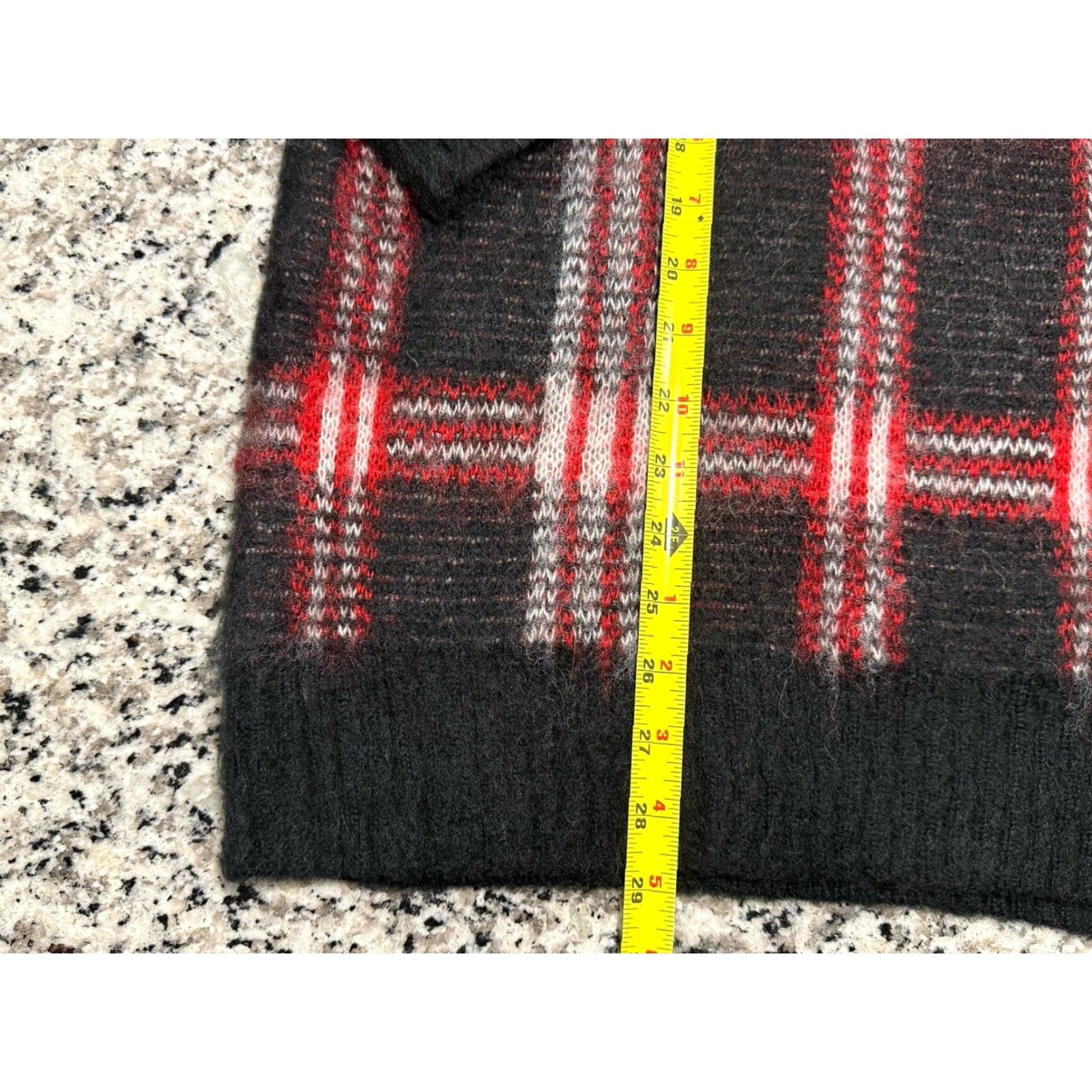 Michael Kors Michael Kors Sweater Black & Red Plaid Size M Women Wool Mohair Acrylic Knit Pullover Lightweight Stylish 90s? Size M / US 6-8 / IT 42-44 - 4 Thumbnail