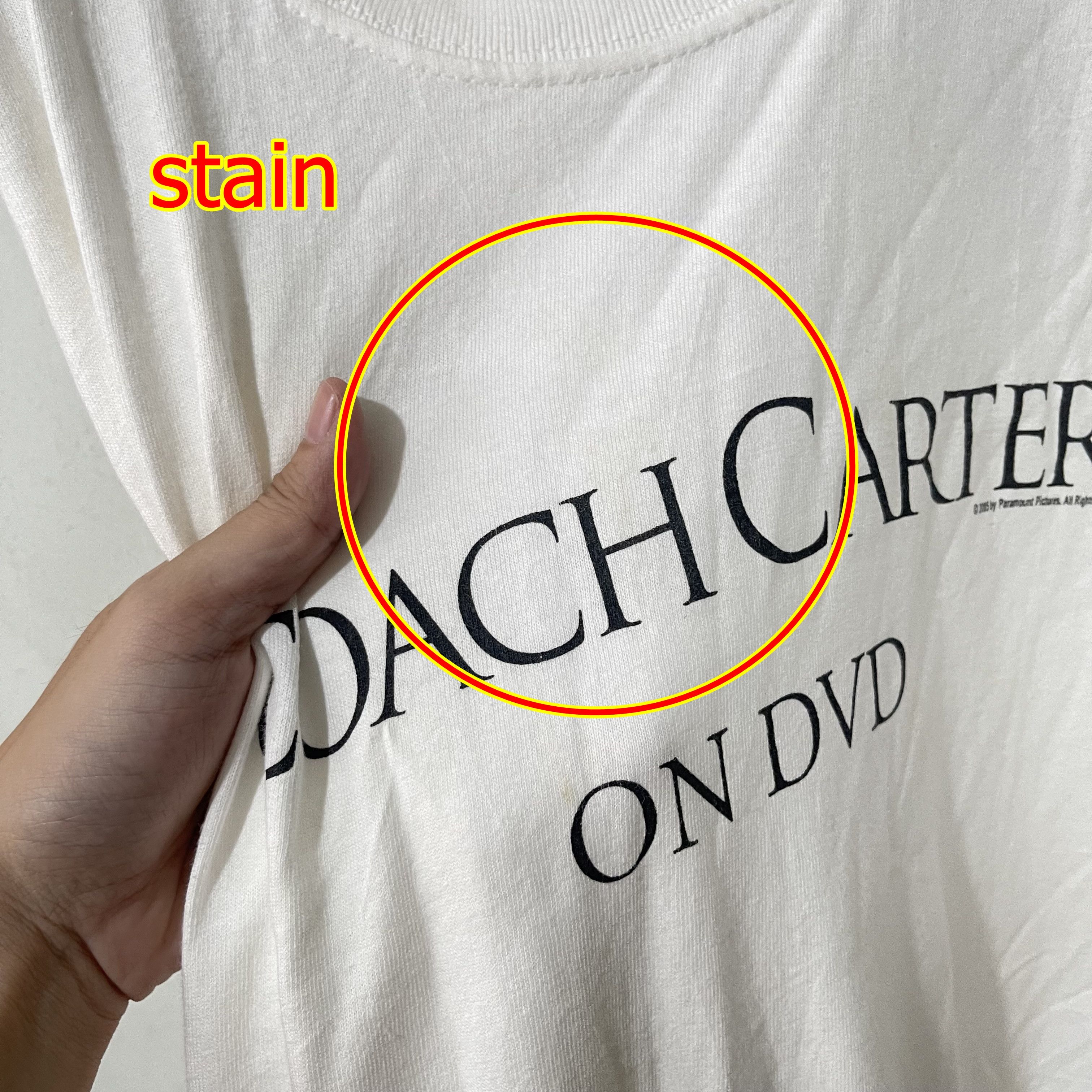 Vintage Vintage 2005 Coach Carter T-Shirt Size US XL / EU 56 / 4 - 7 Thumbnail