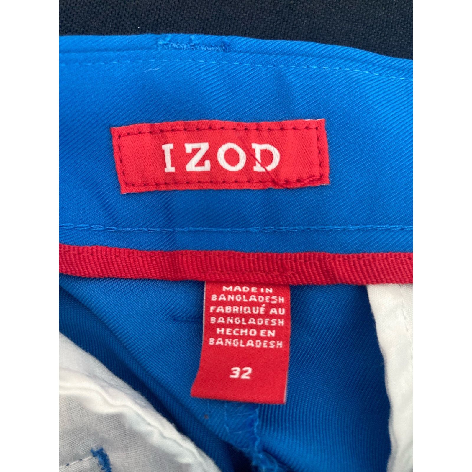 Izod Izod Golf Shorts Blue Men's 30 Flat-Front Casual Sportswear Size US 32 / EU 48 - 3 Thumbnail