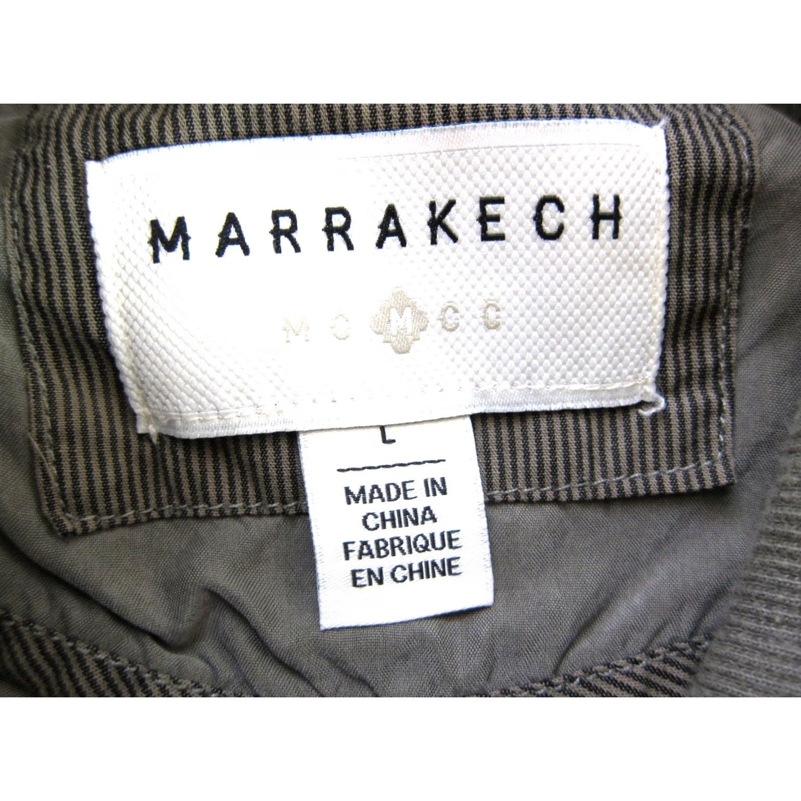 Vintage Marrakech Jacket Womens L Green Cupro Rayon Mock Neck Pocket Utility Moto Women Size L / US 10 / IT 46 - 3 Thumbnail