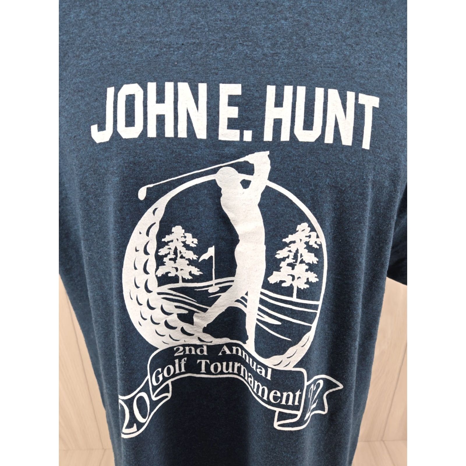 Vintage John E Hunt 2nd Golf Tournament 2022 T Shirt 2XL Blue - Mens Shirt, 2XL, Short Sleeve, Blue, Unbranded Size US XXL / EU 58 / 5 - 3 Thumbnail