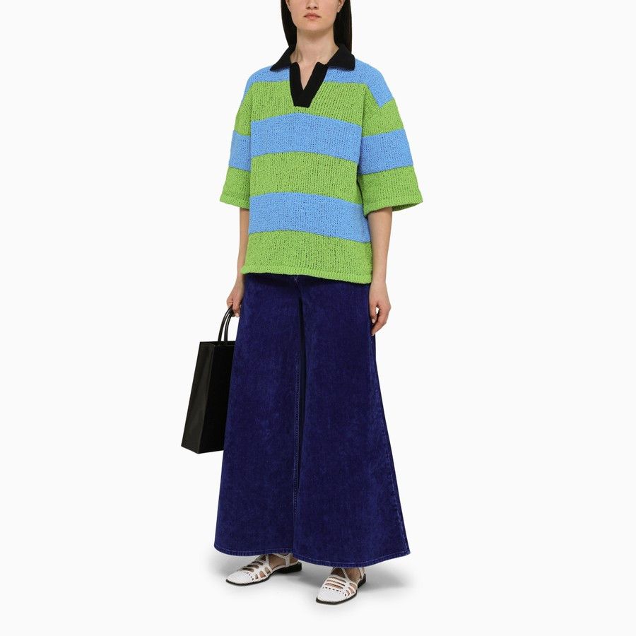 Sunnei o1d2blof1024 Polos Shirt In Multicolor Size S / US 4 / IT 40 - 2 Thumbnail