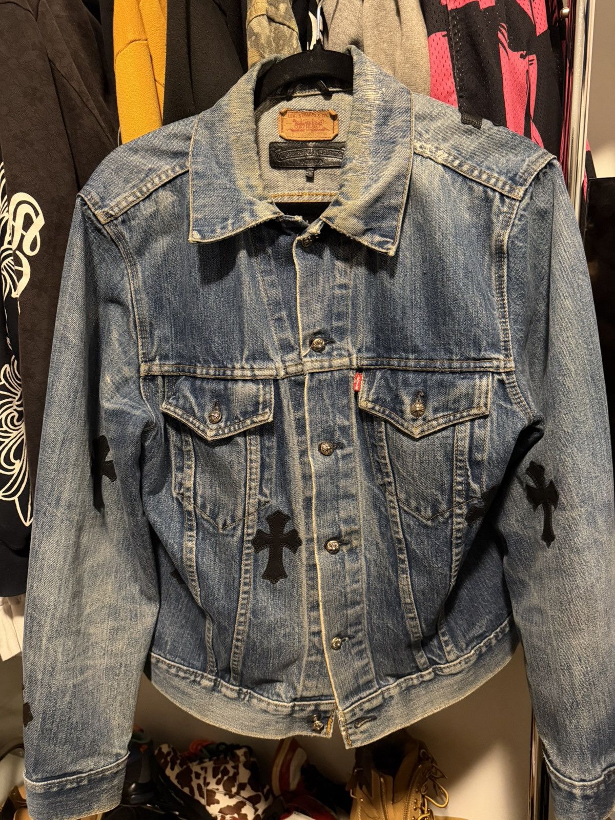 Chrome Hearts Levis Denim Patch Jacket PLEASE READ