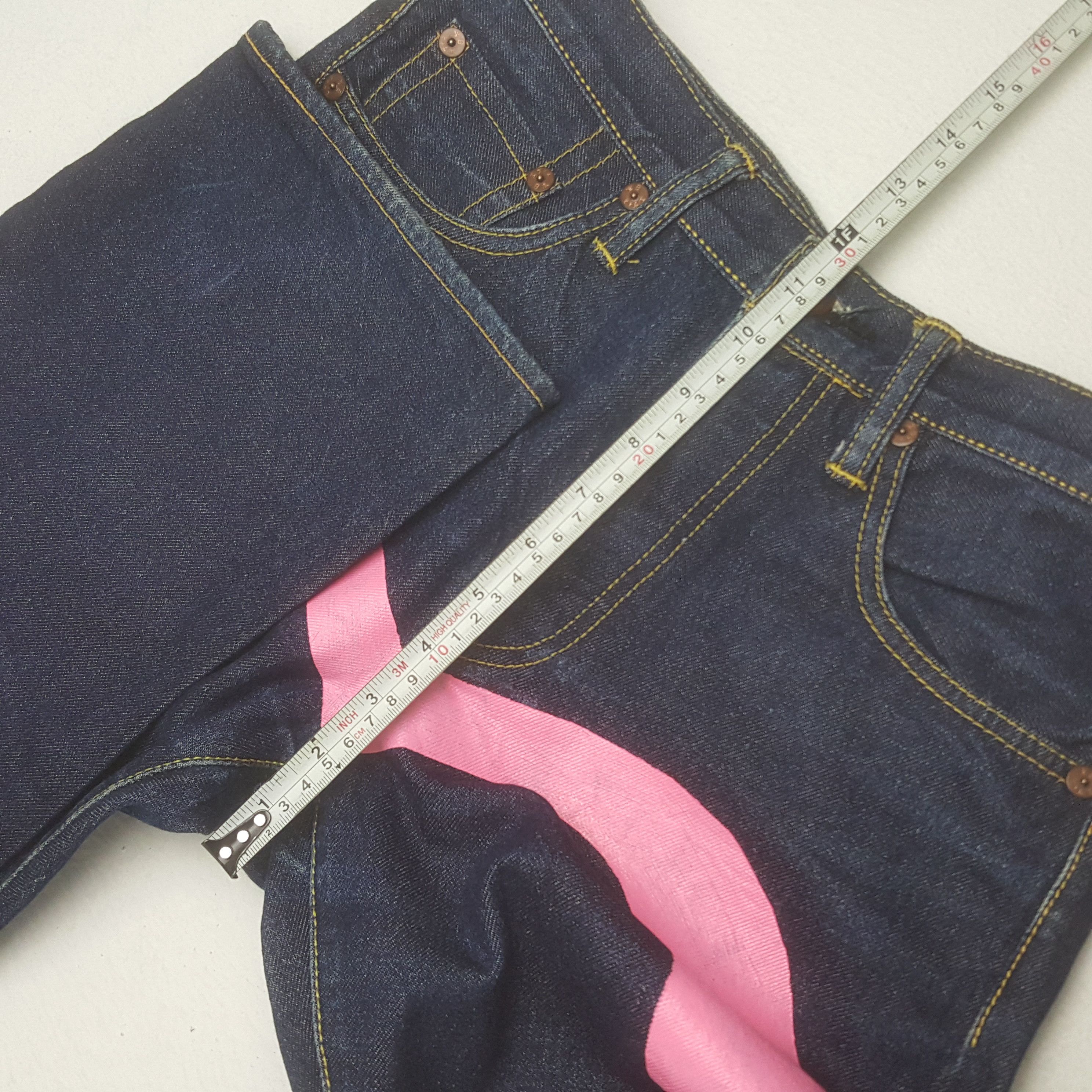 Japanese Brand × Vintage Vintage Evisu Donna Osaka Custom Daicock Jeans Size US 29 - 14 Thumbnail