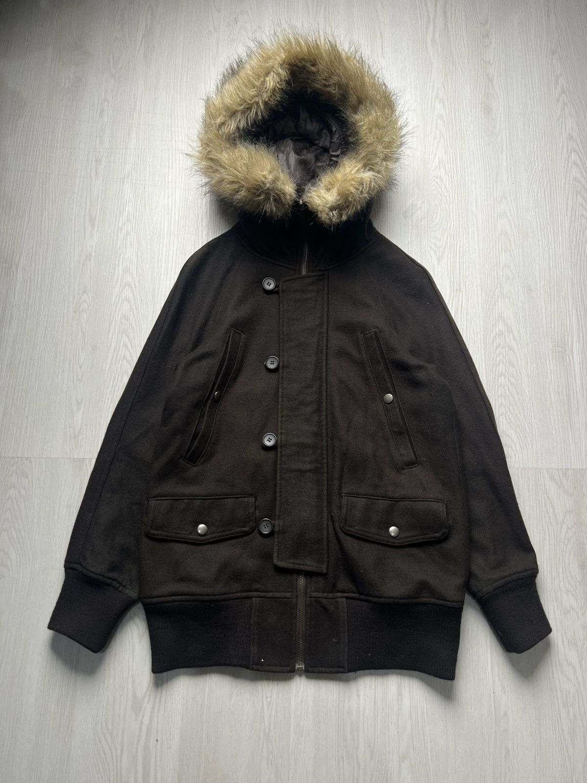 Le Grande Bleu (L.G.B.) Japanese Brand Fur Hoodie LGB If Six Was Nine Style Size US M / EU 48-50 / 2 - 1 Thumbnail