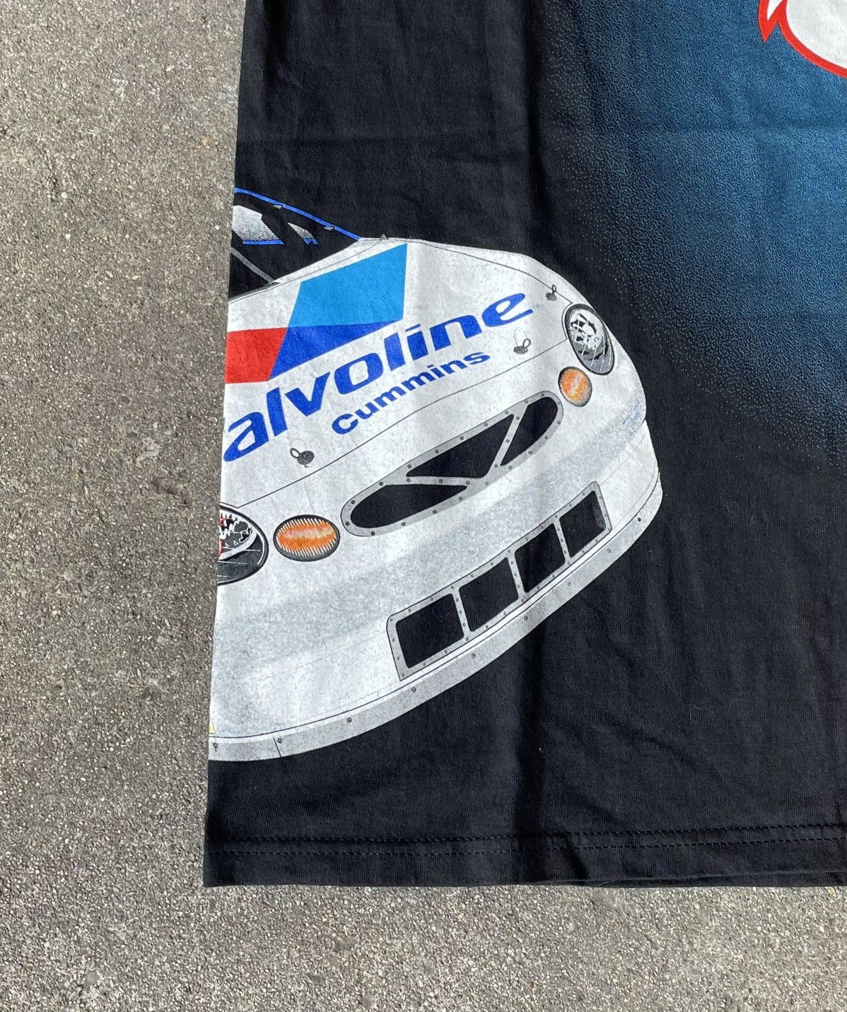 90s Stedman Nascar Mark Martin #6 Valvoline Racing T Shirt