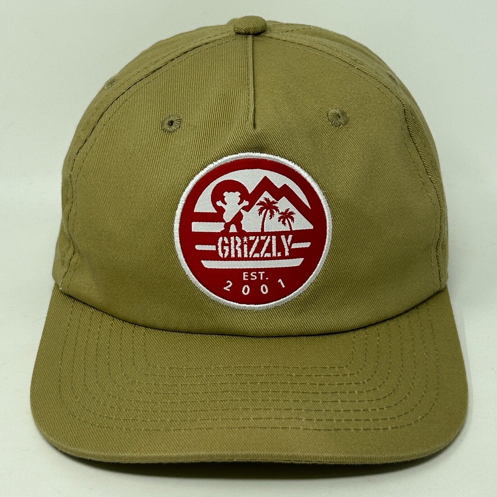 Grizzly Griptape Grizzly Griptape Hat Baseball Cap Skateboarding Skater Size ONE SIZE - 1 Thumbnail