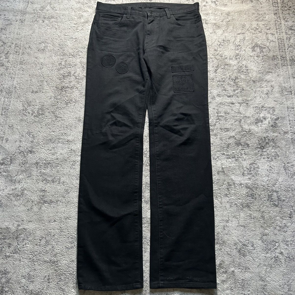 Number (N)ine n(n) Number(N)nine Black Grunge Denim Size 2x32