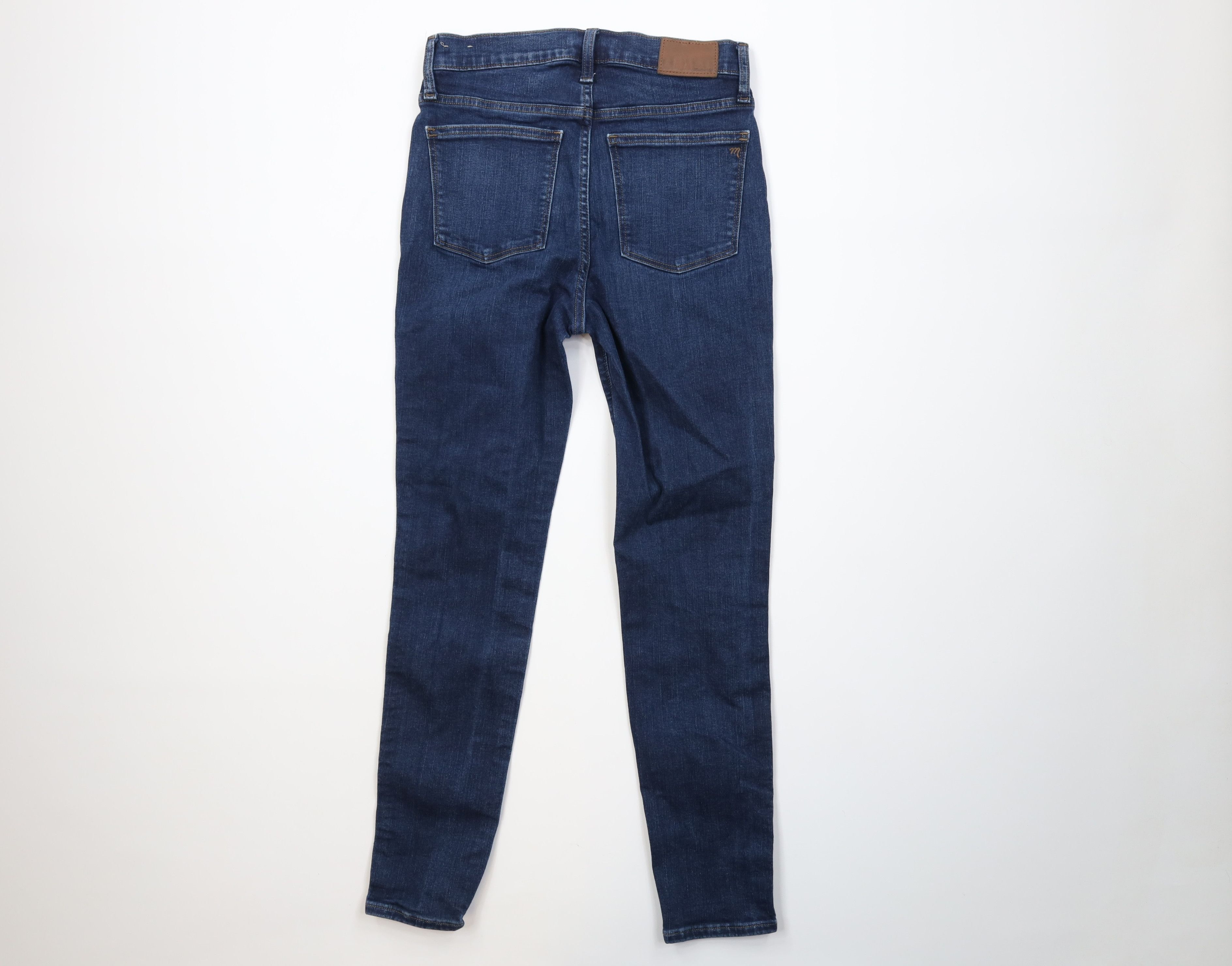 Vintage Madewell High Rise Skinny Leg Stretch Denim Jeans Hayes Wash Size 28" / US 6 / IT 42 - 11 Thumbnail