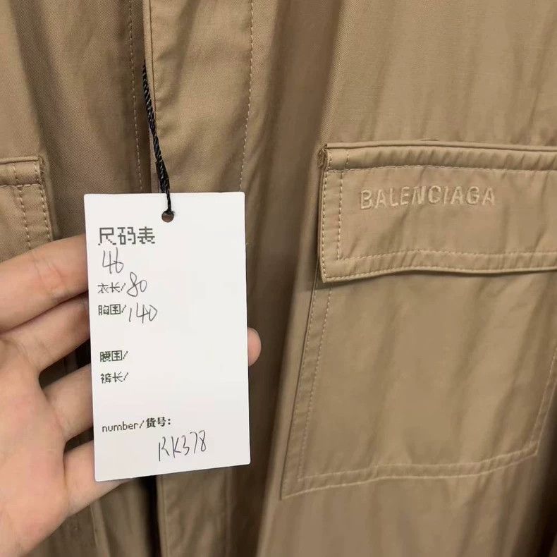 Balenciaga Balenciaga Embroidered Logo Work Jacket Coat Size US S / EU 44-46 / 1 - 5 Thumbnail