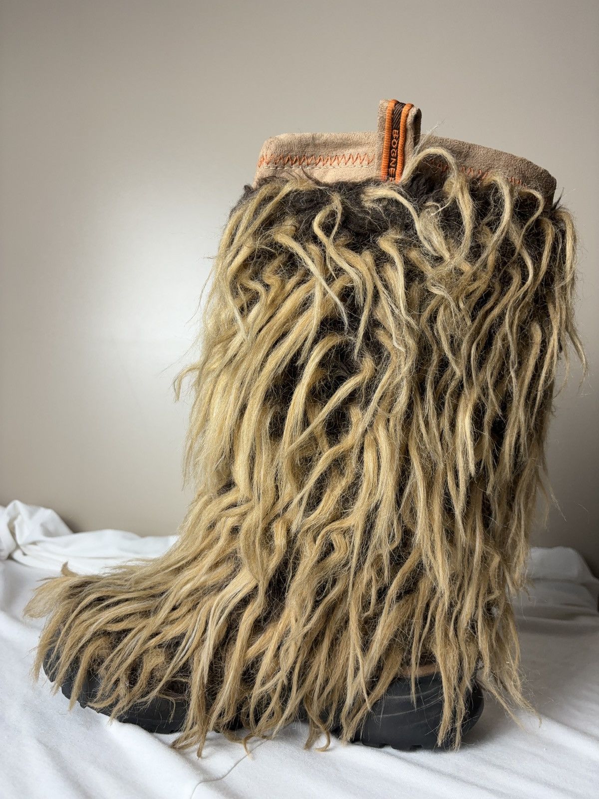 Vintage FAUX FUR VINTAGE AVANT GARDE YETI WINTER BOOTS Size US 9 / IT 39 - 6 Thumbnail