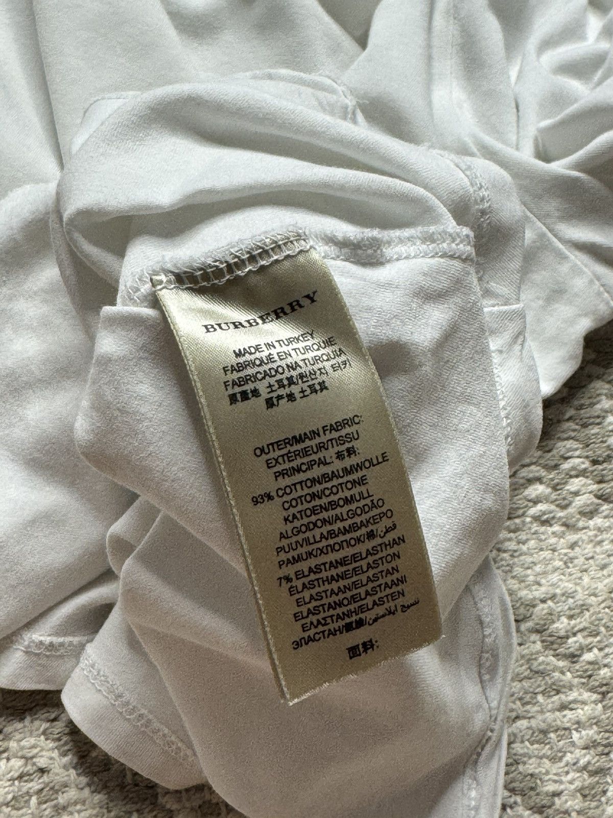 Burberry Burberry Women’s White 3/4 Sleeves Blouses size M Size M / US 6-8 / IT 42-44 - 5 Thumbnail