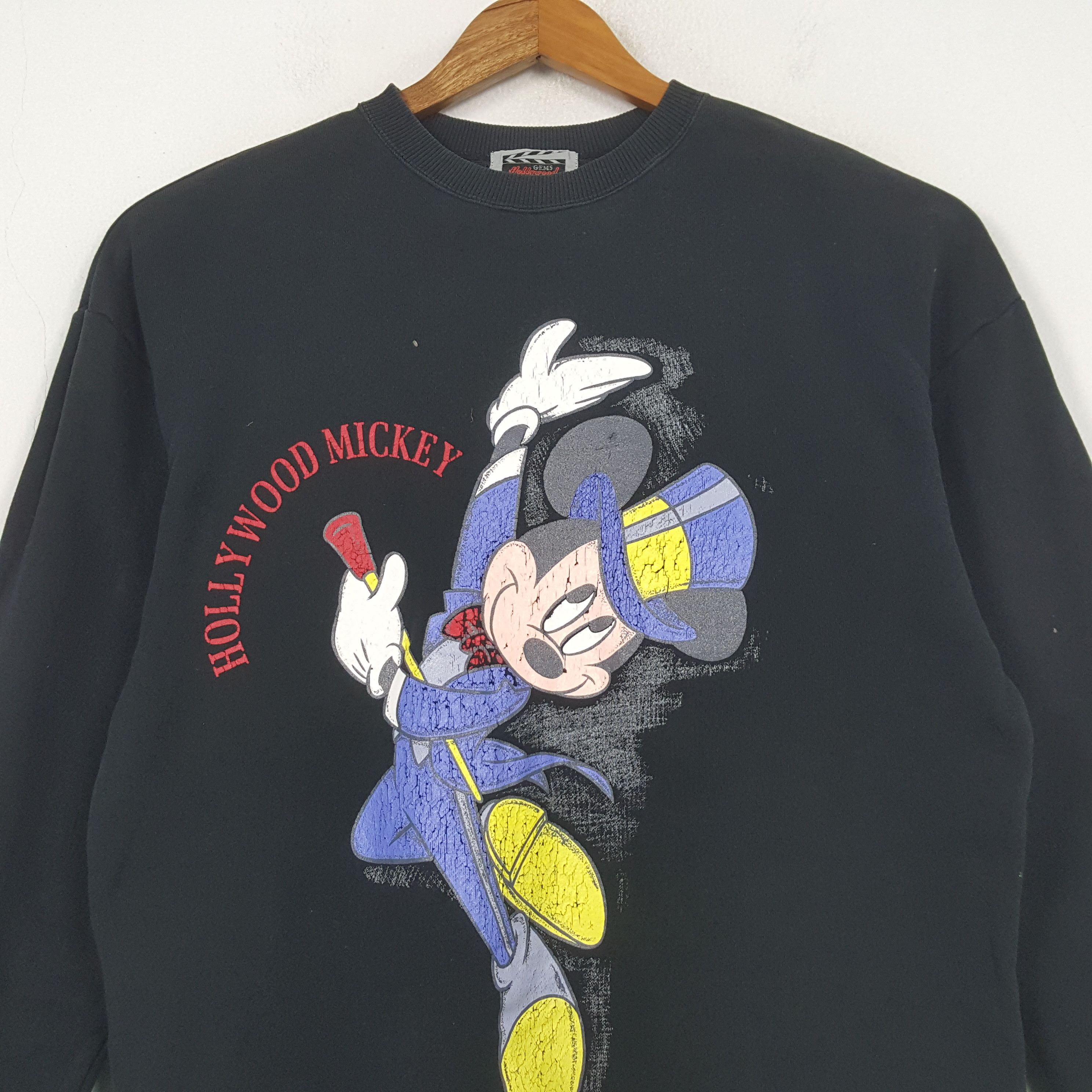 Cartoon Network × Disney × Vintage Vintage HOLLYWOOD MICKEY American Cartoon Sweatshirt C291N33 Size US M / EU 48-50 / 2 - 2 Thumbnail